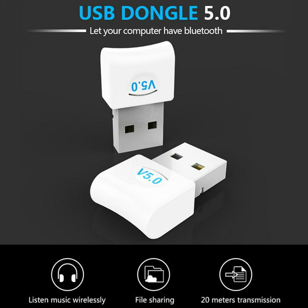 USB Bluetooth 5.0 Wireless Mini Dongle Adapter Audio Launch Converter 2.4Ghz